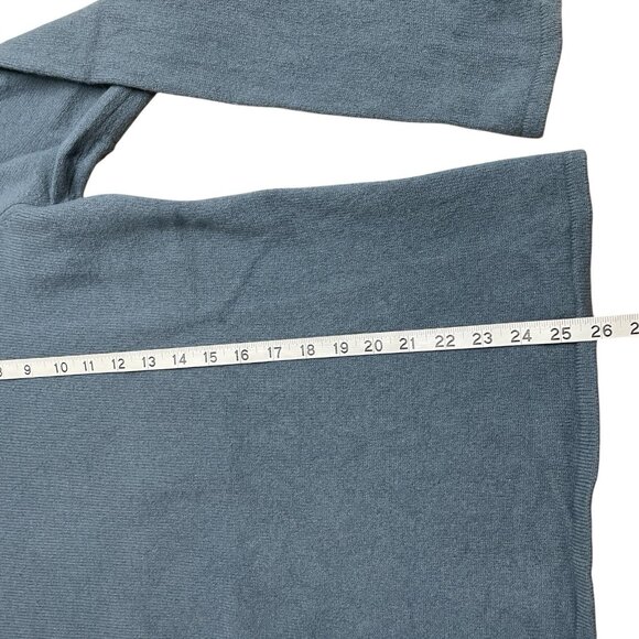 J. CREW SWEATER 100% LAMBSWOOL MENS L QUIET LUXURY KNIT BLUE NEUTRAL OLD MONEY - Picture 6 of 6